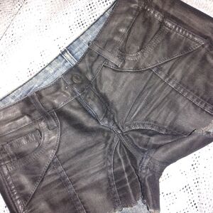 Stylish Bleulab Black Denim Shorts